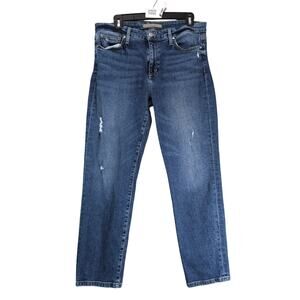 Joe's Jeans The Debbie High Rise Straight Ankle Women's 31 Stretch 32x27" Denim